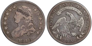 1819 25C Large 9 VF20