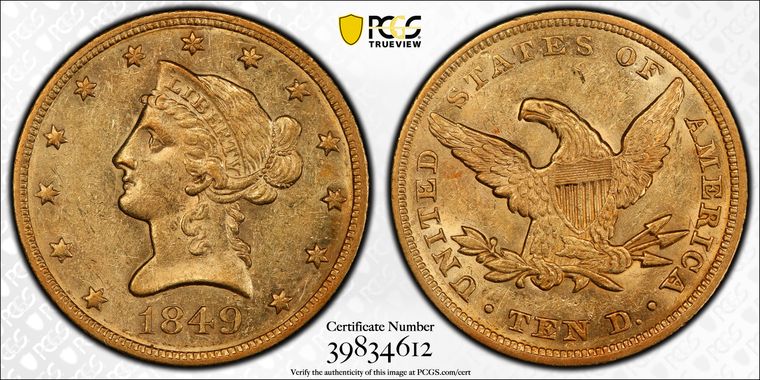 Cert 39834612 - Coin Image