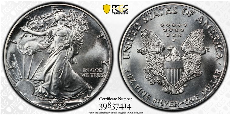 Cert 39837414 - Coin Image