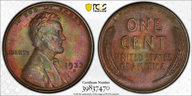 1933-D 1C MS65BN