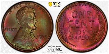 1958 1C MS66BN