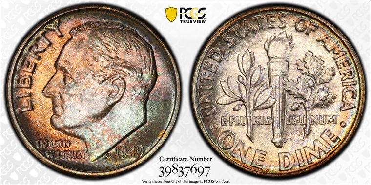 Cert 39837697 - Coin Image