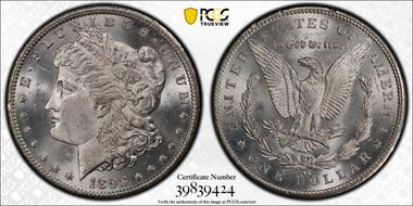 1892-CC $1 MS65