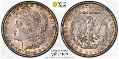 1902 $1 MS64