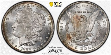 1890-CC $1 MS63
