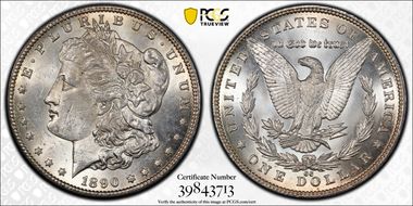 1890-CC $1 MS62