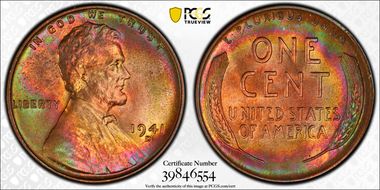 1941-D 1C MS64RB