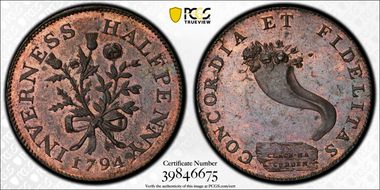 1794 Tk 1/2D DH-2a Invernshire, Inverness MS64BN