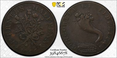 1796 Tk 1/2D DH-5 Invernshire, Inverness VF35BN