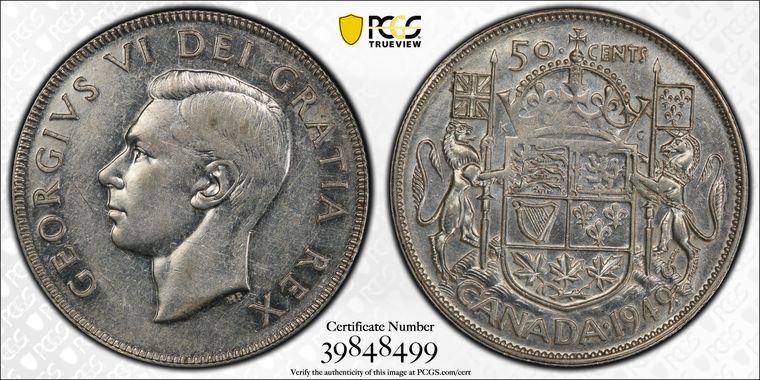 Cert 39848499 - Coin Image