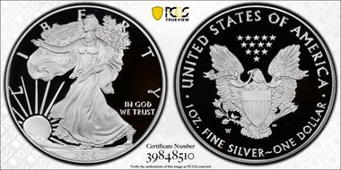 2019-W $1 Silver Eagle PR69DCAM
