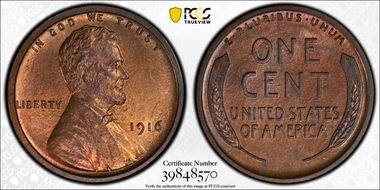 1916 1C PR66+ RB