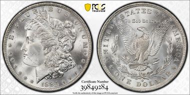 1884-O $1 MS66