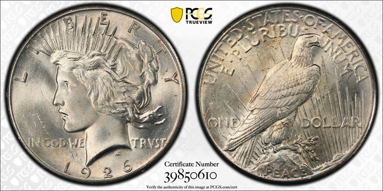 Cert 39850610 - Coin Image