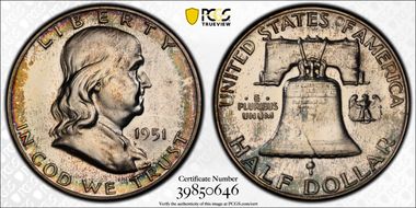 1951 50C DDR FS-801 PR66