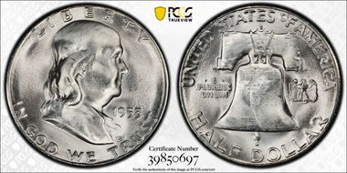 1953-S 50C MS65
