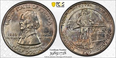 1925 50C Fort Vancouver MS65