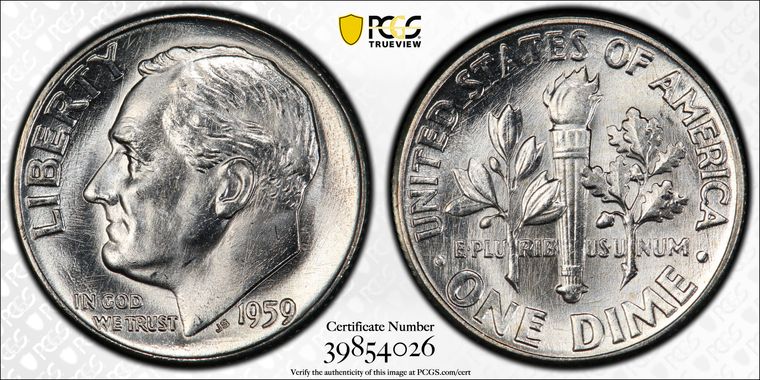 Cert 39854026 - Coin Image