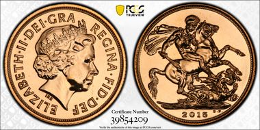 2015 Sov S-SC7 IRB Portrait MS68