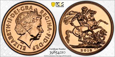 2015 Sov S-SC7 IRB Portrait MS67