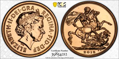 2015 Sov S-SC7 IRB Portrait MS67