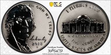 2018-S 5C Reverse Proof 50th Anniversary Set PR70