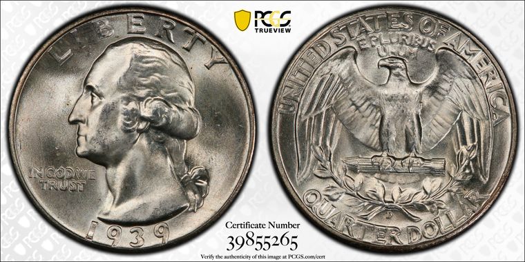 Cert 39855265 - Coin Image