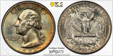 1962-D 25C MS66+