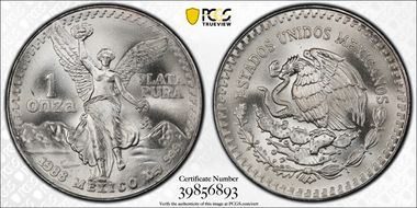 1988-Mo Onza Libertad Ag - DDO MS68