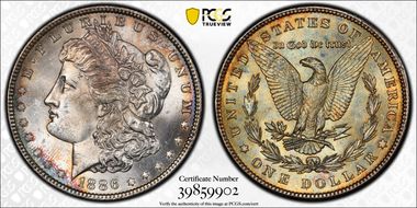 1886 $1 MS64+