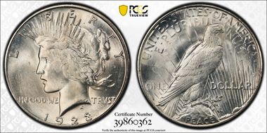 1923-S $1 MS64+