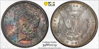 1890 $1 MS64