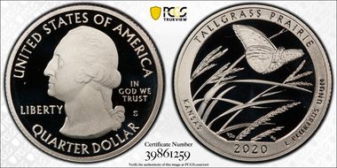 2020-S 25C Tallgrass Prairie NP PR69DCAM