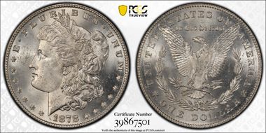 1878 7/8TF $1 VAM 40 MS65