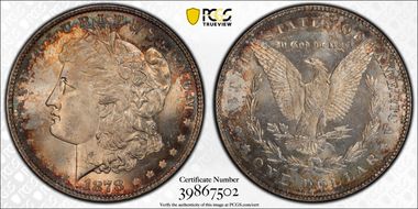 1878 7/8TF $1 Strong VAM 42 7/7 MS65