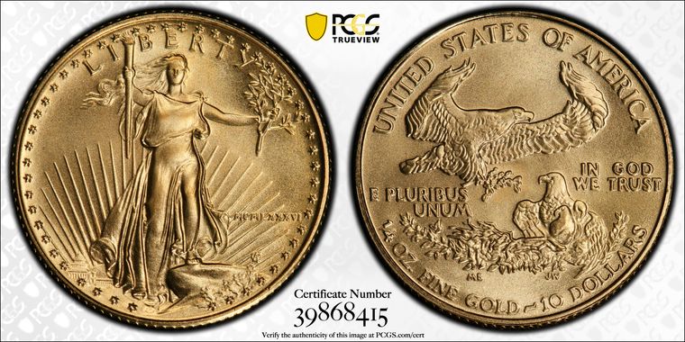 Cert 39868415 - Coin Image