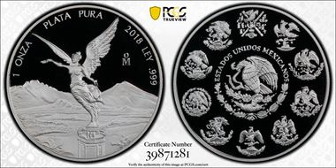 2018-Mo Onza Libertad-2pc Silver Set PR70DCAM