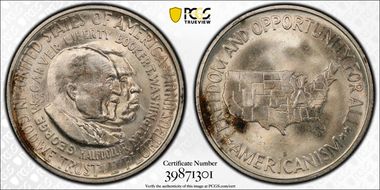 1951-S 50C Washington-Carver MS66