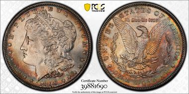 1898 $1 MS66+