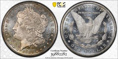 1885-CC $1 MS63PL