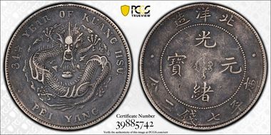 (1908)34 $1 LM-465 Cld. Conn. N1
