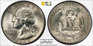 1948 25C MS67+