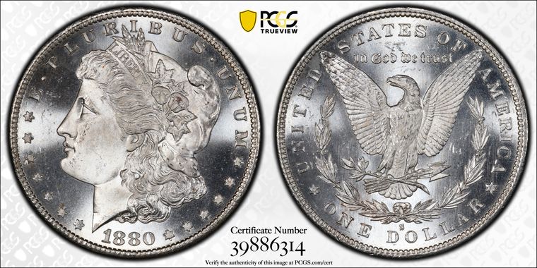 Cert 39886314 - Coin Image