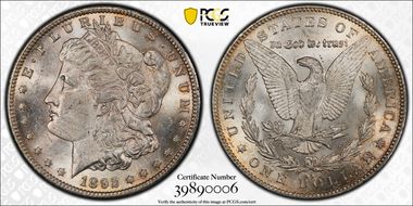 1892-CC $1 MS62