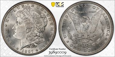 1897-S $1 MS64