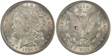 1921 $1 Morgan MS61