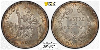 1906-A Piastre Lec-289 MS65