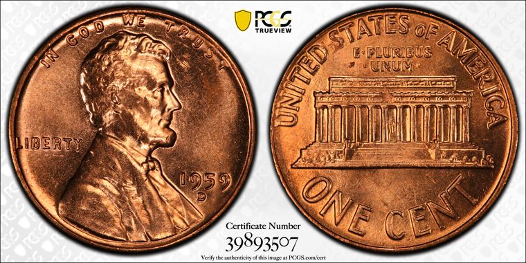 Cert 39893507 - Coin Image