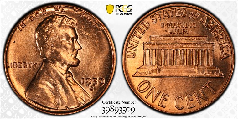 Cert 39893509 - Coin Image