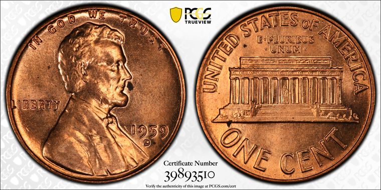 Cert 39893510 - Coin Image